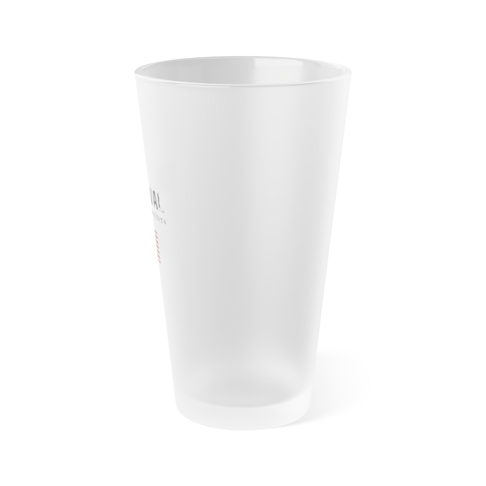 T.S.O. Frosted Pint Glass, 16oz