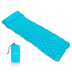 Inflatable Camping Sleep Pad With Pillow