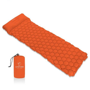 Inflatable Camping Sleep Pad With Pillow