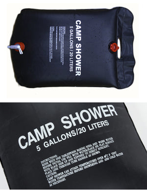 Solar Heated Survival Shower