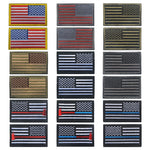 Left & Right American Flag Morale Patch (2 Pieces)