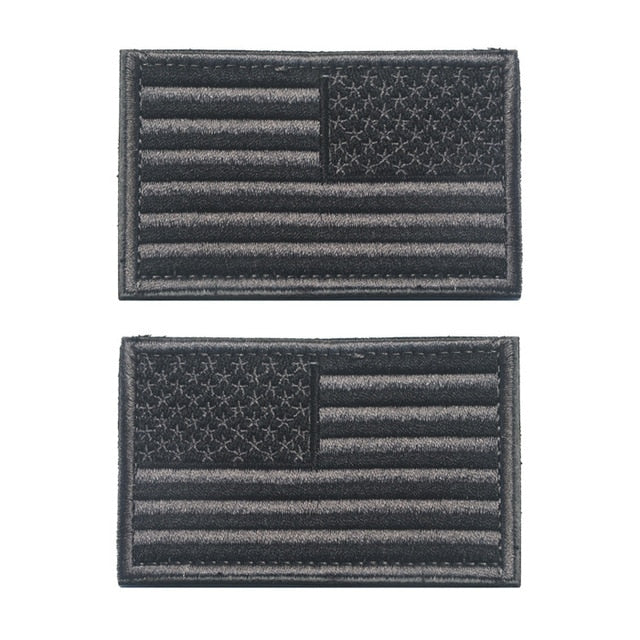 Left & Right American Flag Morale Patch (2 Pieces)