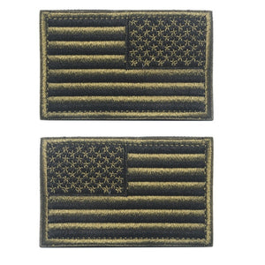 Left & Right American Flag Morale Patch (2 Pieces)