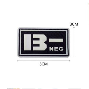 PVC Blood Type Patch