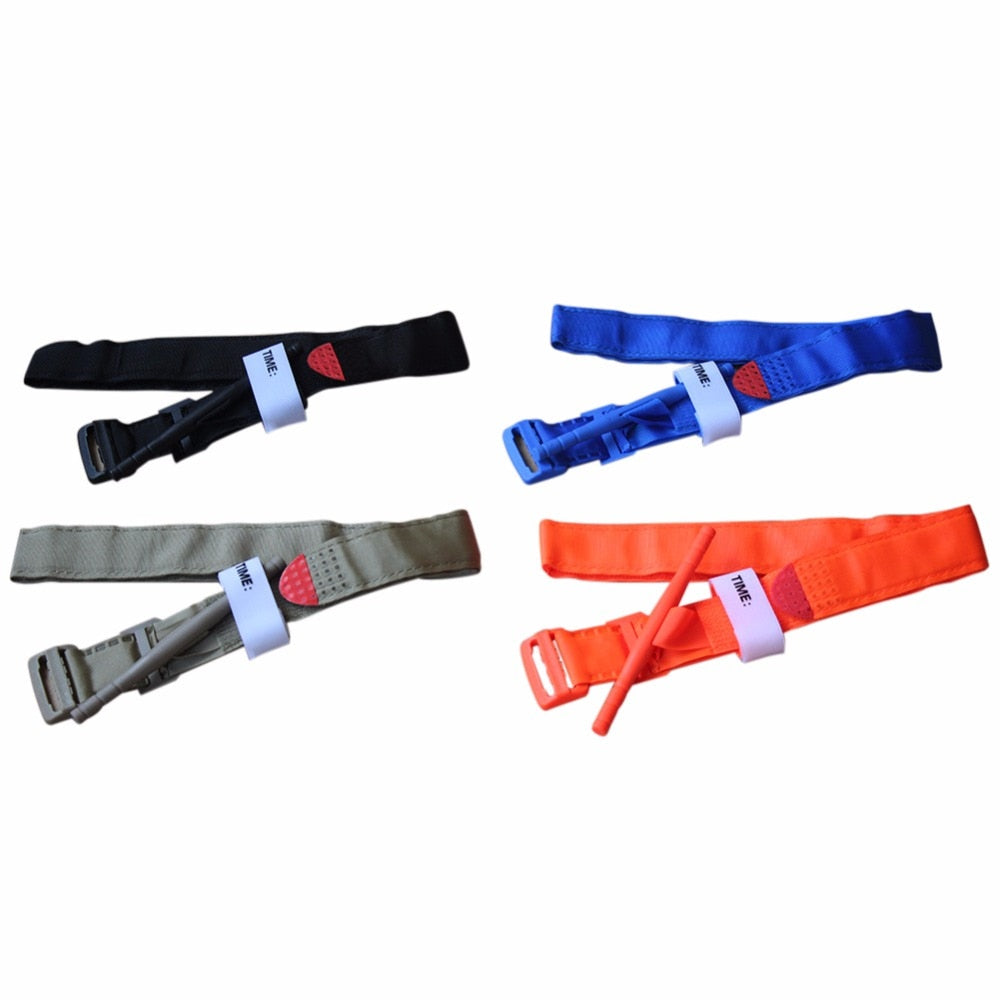 Outdoor Hiking Portable First Aid Quick Slow Release Buckle Medical Military Tactical One Hand Emergency Tourniquet Strap