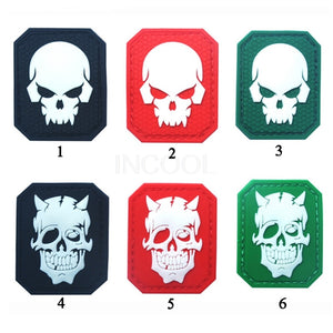 Skull PVC Morale Patch