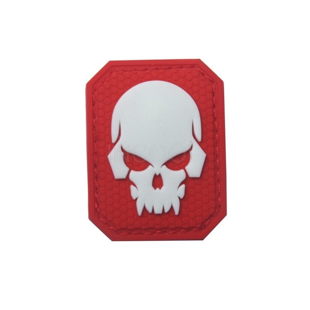 Skull PVC Morale Patch