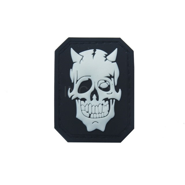 Skull PVC Morale Patch