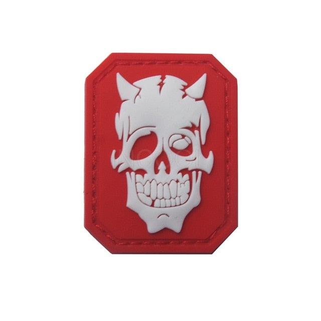 Skull PVC Morale Patch