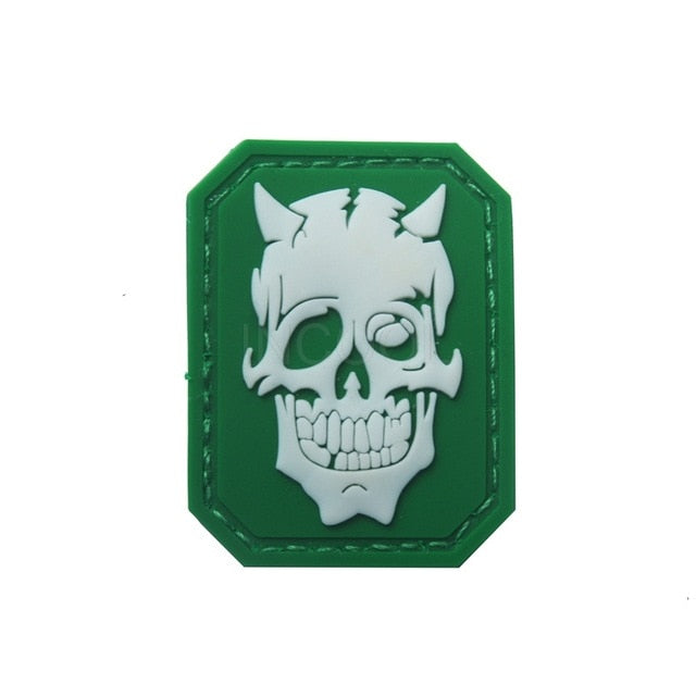 Skull PVC Morale Patch