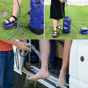 Portable Foot Pump Camp Shower