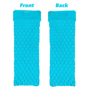 Inflatable Camping Sleep Pad With Pillow