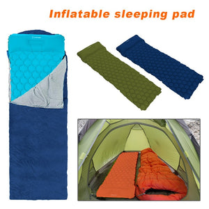 Inflatable Camping Sleep Pad With Pillow