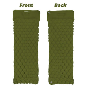 Inflatable Camping Sleep Pad With Pillow