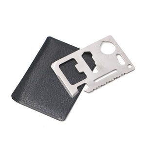 Stainless Steel Survival Multi-Tool Card