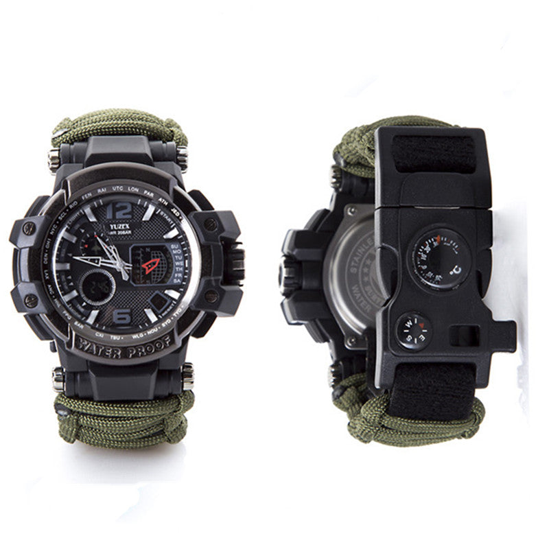 Paracord Waterproof Survival Watch