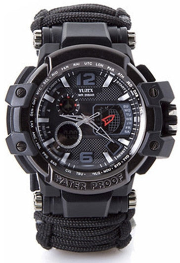 Paracord Waterproof Survival Watch