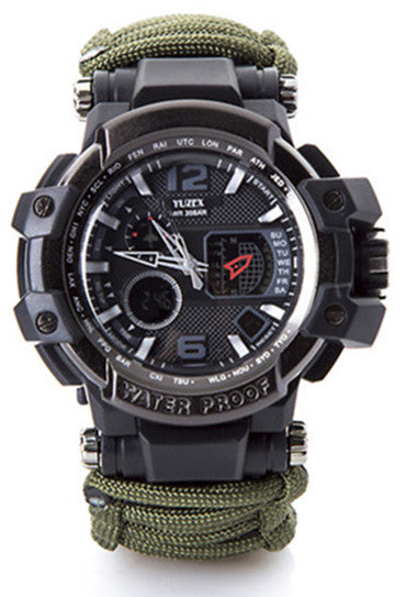 Paracord Waterproof Survival Watch