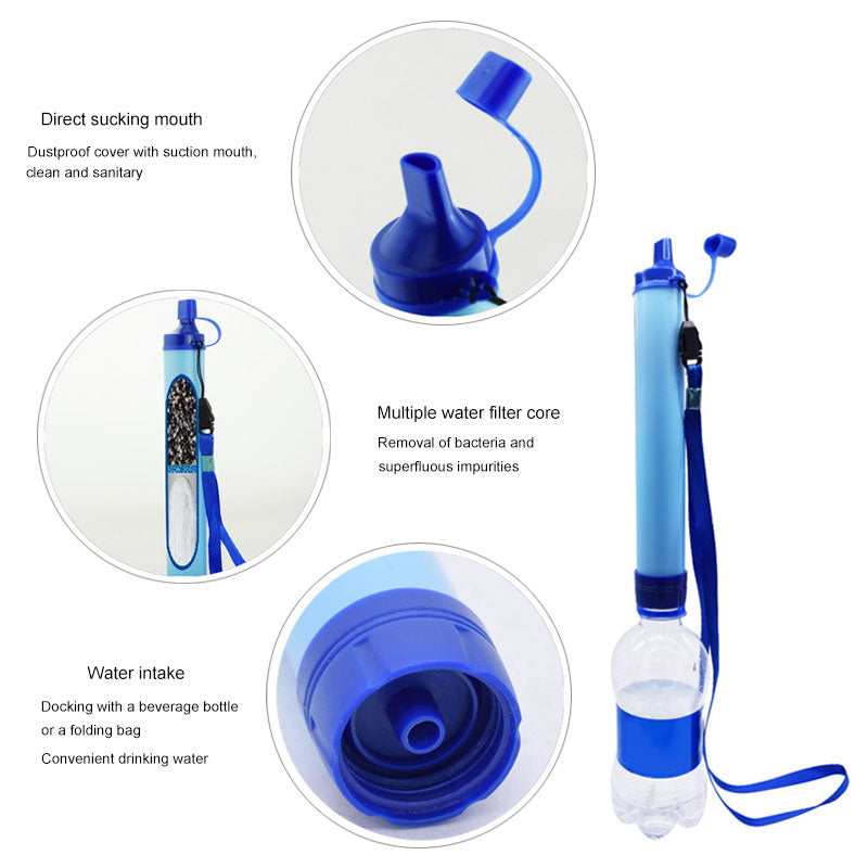 Outdoor Water Purifier Camping Hiking Emergency Life Survival Portable Purifier Water Filter YS-BUY