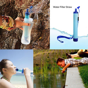 Outdoor Water Purifier Camping Hiking Emergency Life Survival Portable Purifier Water Filter YS-BUY