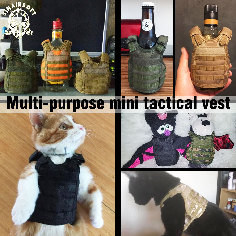 Mini MOLLE Vest Beer Koozie