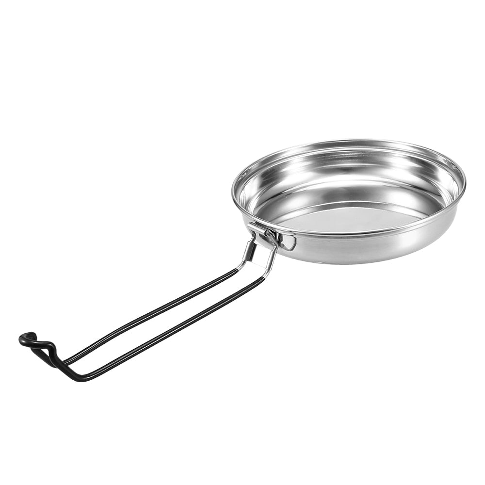 All-In-One Stainless Steel Camping Mess Kit