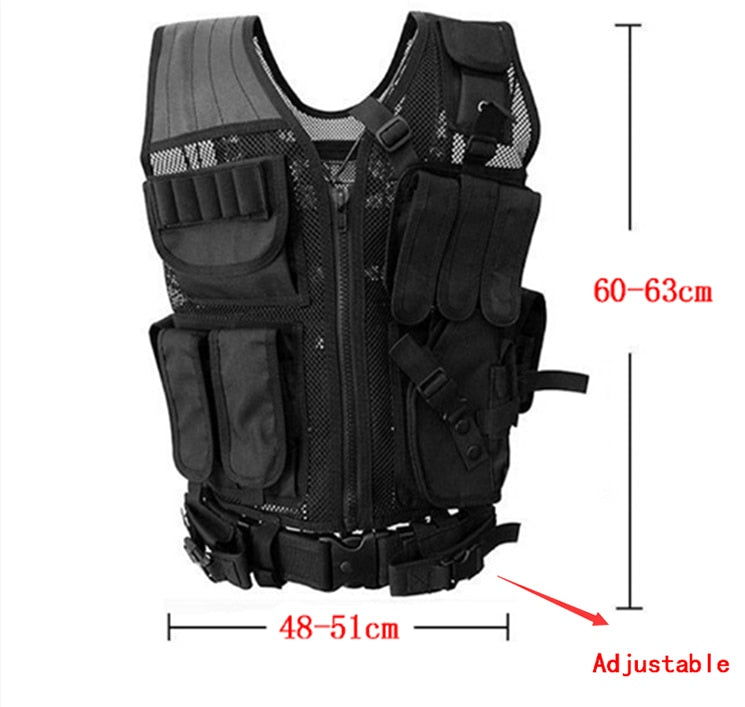 Adjustable Multipocket Combat Vest