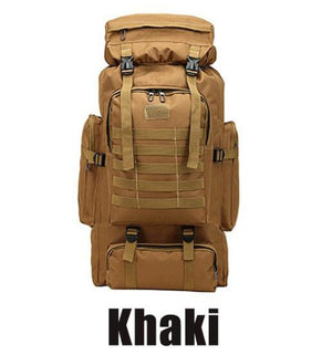 Waterproof 80L Military MOLLE Hiking Backpack