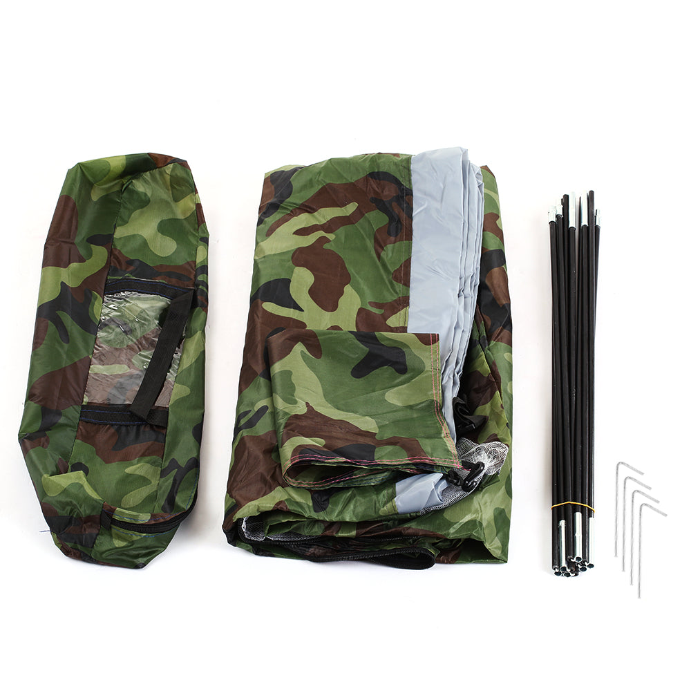 Ultralight Camouflage Two-Person Camping Tent With Carry Bag