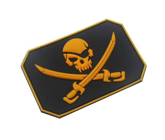 Jolly Roger PVC Morale Patch