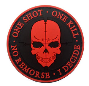 'One Shot - One Kill' PVC Morale Patch