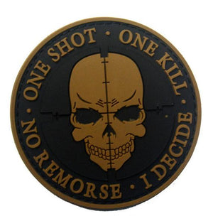 'One Shot - One Kill' PVC Morale Patch