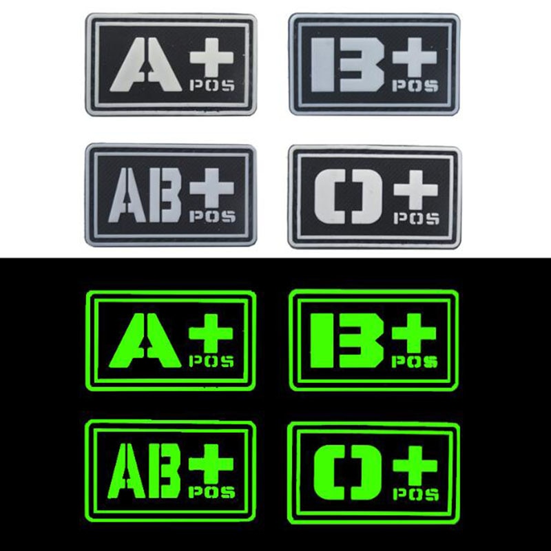 PVC Blood Type Patc