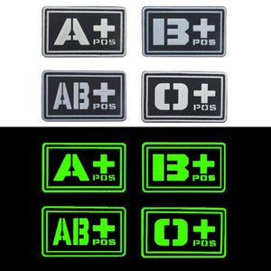 PVC Blood Type Patc